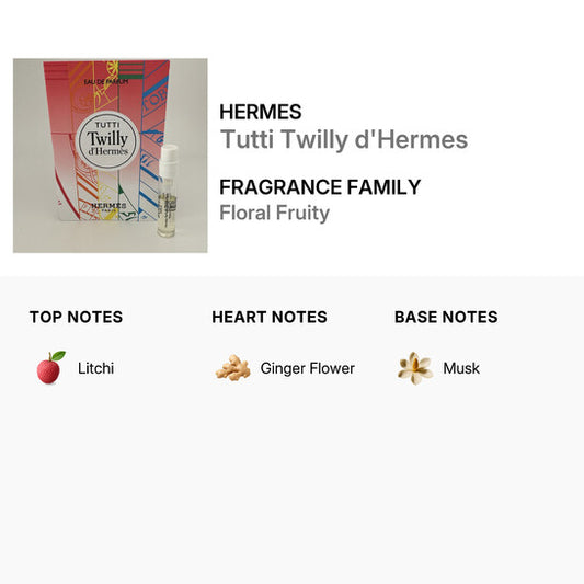 Hermès Ladies Tutti Twilly d’ EDP 0.06 oz