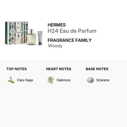 Hermès H24 Eau de Parfum Gift Set EDP 50 ml + Face Energizing Moisturizer 20 ml