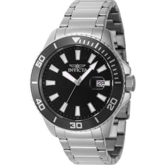 Invicta Pro Diver Quartz Date Black Dial Men's Watch
