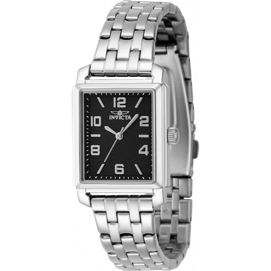 Invicta Vintage Quartz Black Dial Ladies Watch