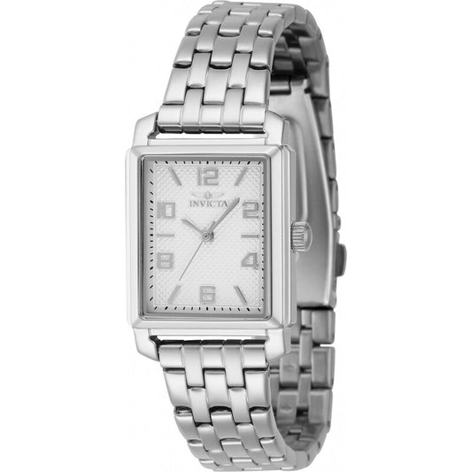 Invicta Vintage Quartz Silver Dial Ladies Watch (Model 46662)