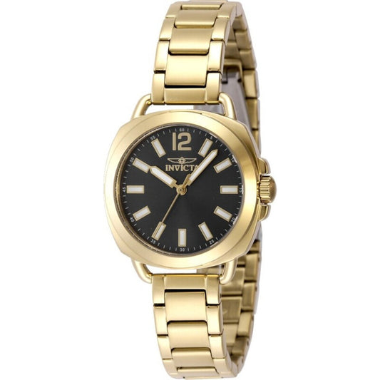 Invicta Wildflower Quartz Charcoal Dial Ladies Watch