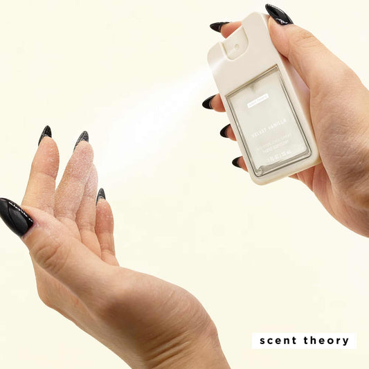 Scent Theory Hand Sanitizer Spray in Velvet Vanilla (1 fl oz)