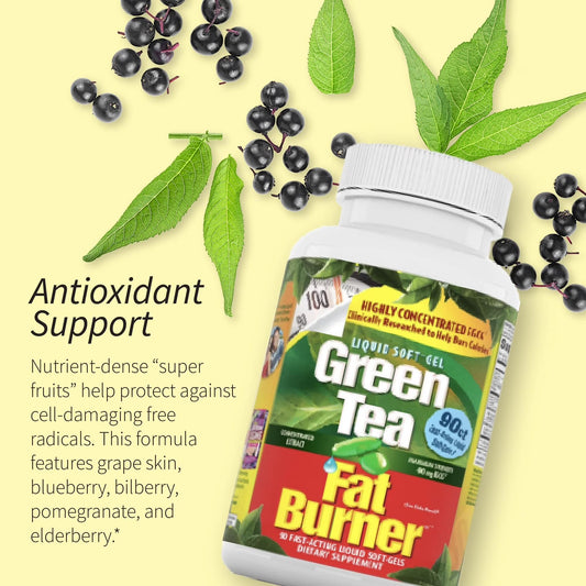 Applied Nutrition Green Tea Fat Burner (90 Liquid Soft-Gels)