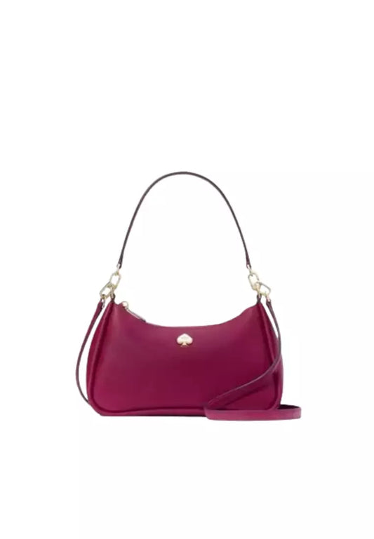 Kate Spade New York Kayla Small Convertible Shoulder Bag in Dark Raspberry