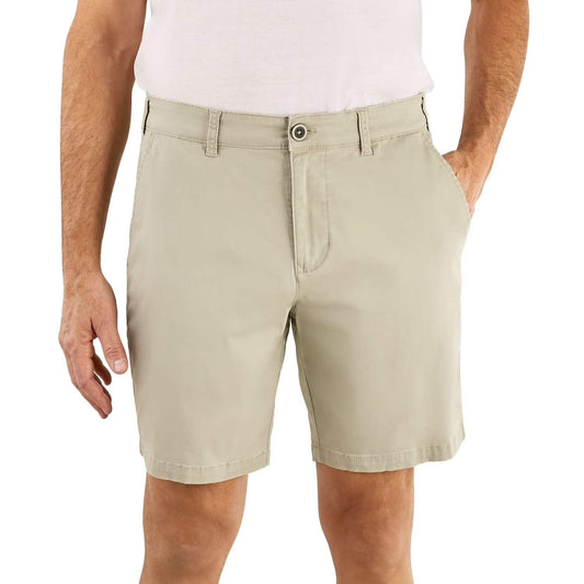 Sperry Men's Flat-Front Shorts (Stone)