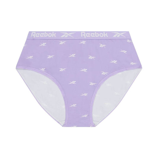 Reebok Girls 7-Pack Brief in Lavender/Blue