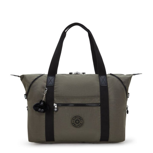 Kipling Art M Large Tote Bag in Green Moss