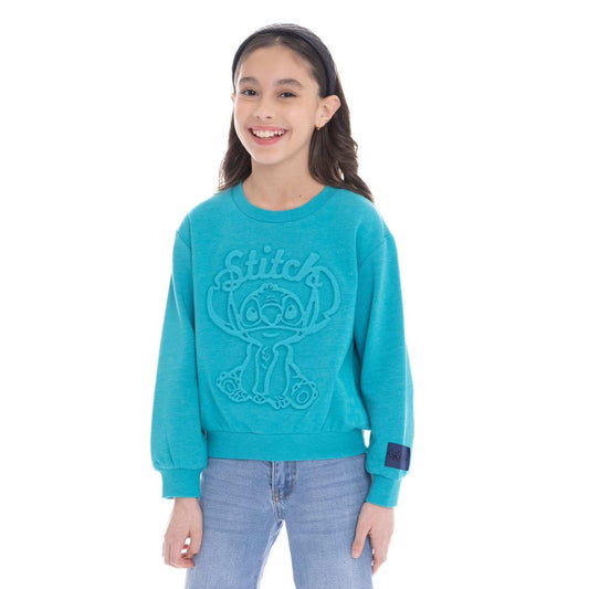 Character Girls Crewneck Sweatshirt in Stitch