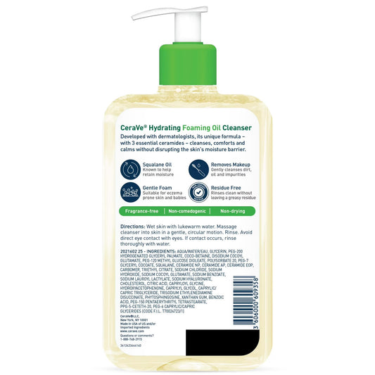 CeraVe Hydrating Foaming Oil Cleanser (16 fl. oz.)