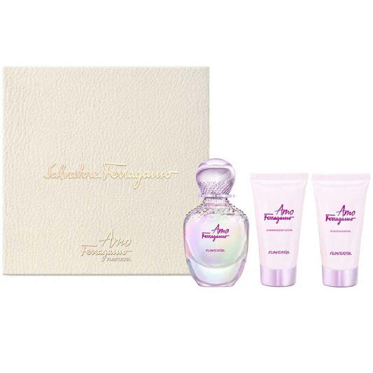 Salvatore Ferragamo Ladies Amo Flowerful Gift Set