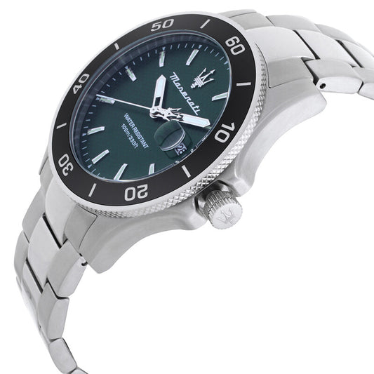 Maserati Competizione Quartz Green Dial Men's Watch