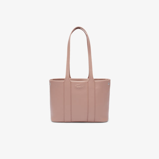 Lacoste Women's Small City Court Grain Leather Tote (Tulle • R26)