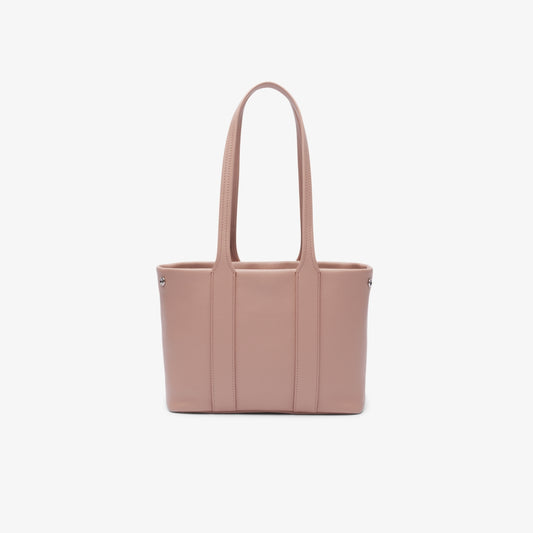 Lacoste Women's Small City Court Grain Leather Tote (Tulle • R26)