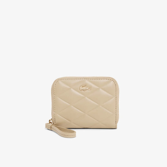 Lacoste Women's Small Crocodelle Leather Coin Purse in Viennois • C87