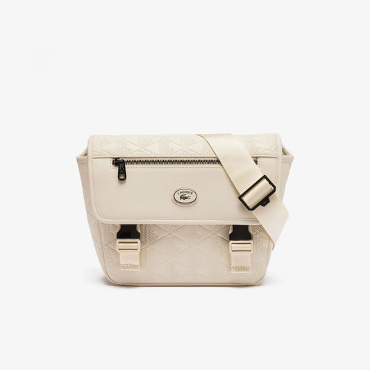 Lacoste Small Nomogramme Messenger Bag Bone White