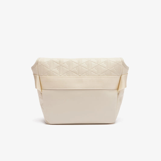 Lacoste Small Nomogramme Messenger Bag Bone White
