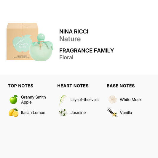 Nina Ricci Ladies Nature Eau de Toilette (EDT) Spray 2.7 oz