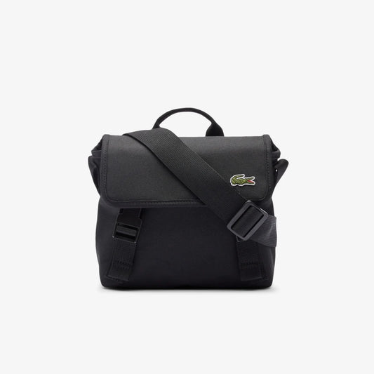 Lacoste Neocroc Messenger Bag in Black Noir