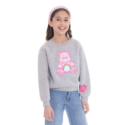 Character Girls Crewneck Sweatshirt in Care Bears