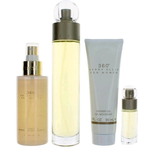 Perry Ellis 360 Women's 4-Piece Gift Set
