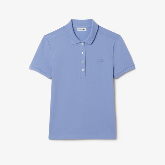 Lacoste Women's L.12.D Slim Fit Stretch Mini Piqué Polo Shirt in Delphinium • 5QD