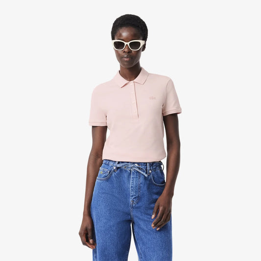 Lacoste Women's L.12.D Slim Fit Stretch Mini Piqué Polo Shirt (Nidus • ADY)