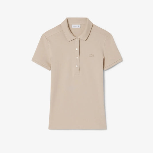 Lacoste Women's L.12.D Slim Fit Stretch Mini Piqué Polo Shirt in Lionne • X6F