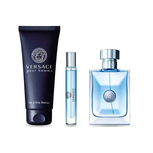 Versace Pour Homme Eau de Toilette (EDT) 3-Piece Gift Set