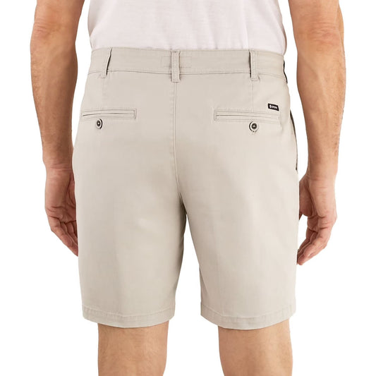 Sperry Men's Flat-Front Shorts (Light Grey)