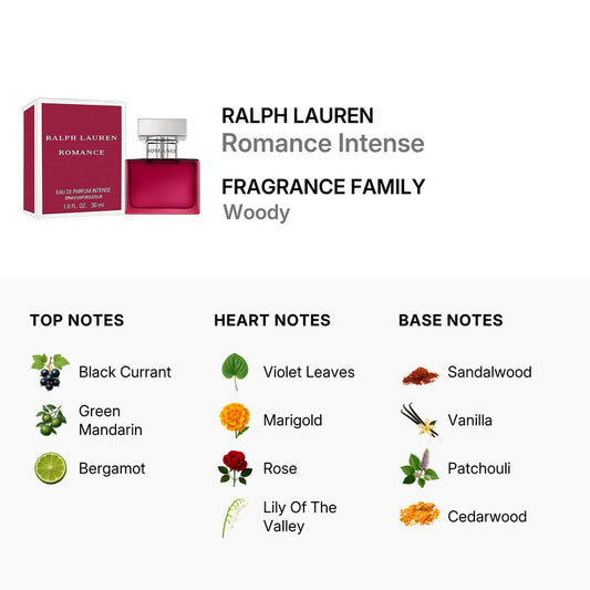 Ralph Lauren Ladies Romance Intense Eau de Parfum Spray 1.0 oz / 30 ml