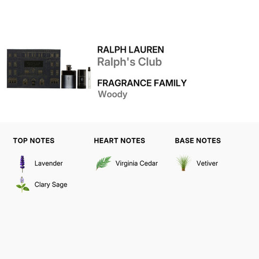 Ralph Lauren Men’s Ralph’s Club 3-Piece Eau de Toilette Gift Set