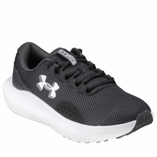 Under Armour Charged Surge 4 in Black/White