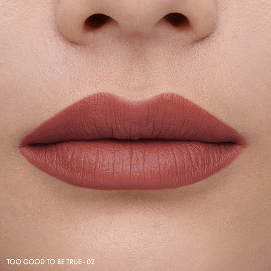 Sephora Collection Matte Velvet Lipstick | 2 Too Good To Be True - Mauve Rose