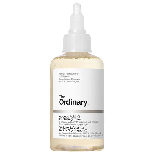 The Ordinary Mini Glycolic Acid 7% Exfoliating and Brightening Daily Toner (3.38 oz / 100 ml)