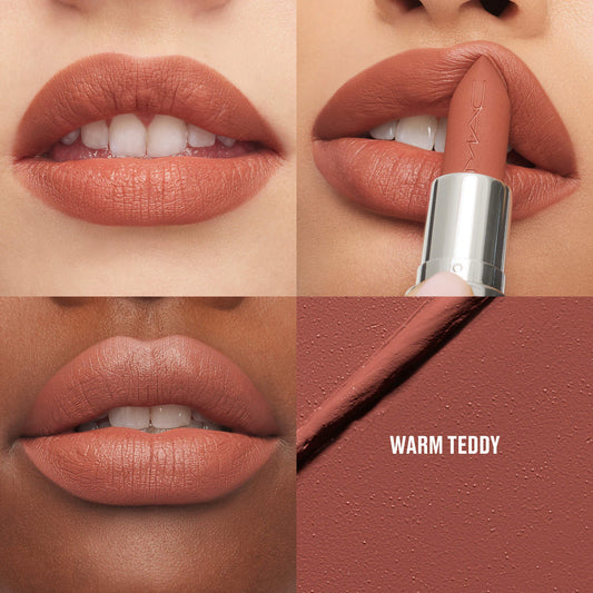MAC Cosmetics Mini M·A·Cximal Silky Matte 12HR Wear Lipstick in Warm Teddy