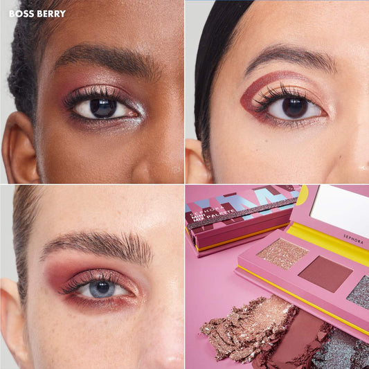 Sephora Mini Mix Eyeshadow Pallete | Boss Berry