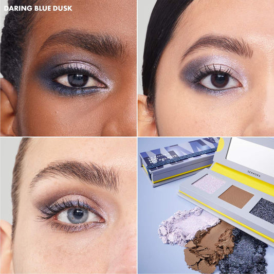Sephora Mini Mix Eyeshadow Pallete | Daring Blue Dusk