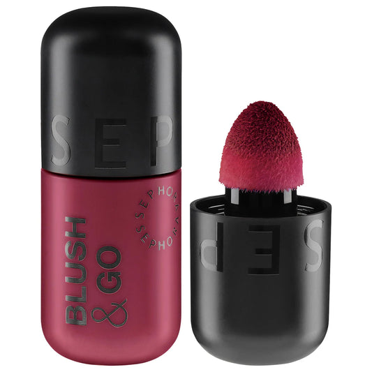 Sephora Collection Blush & Go Longwear Matte Liquid Blush For Lip and Cheek |  05 On The Run - Deep Berry Matte