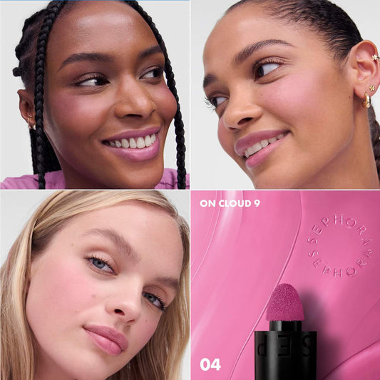 Sephora Collection Blush & Go Longwear Matte Liquid Blush For Lip and Cheek | 04 On Cloud 9 - Soft Lilac Matte