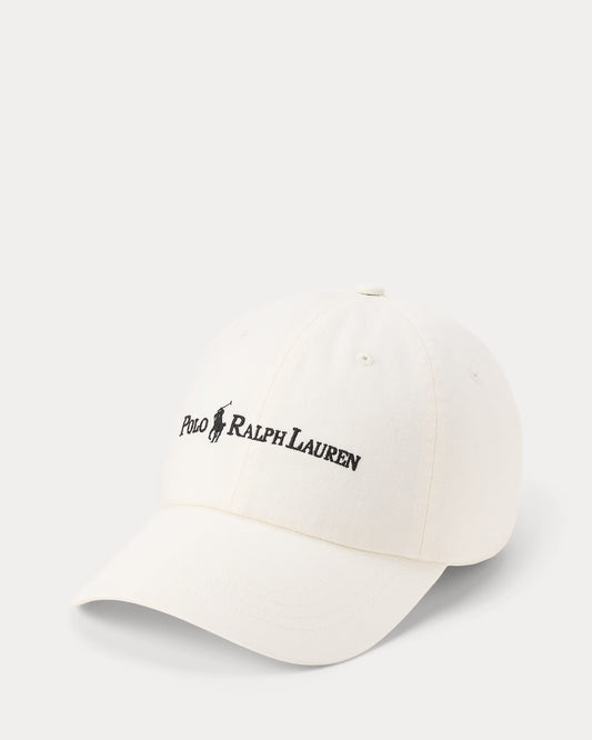 Polo Ralph Lauren Men's Cotton Twill Ball Cap in Deckwash White