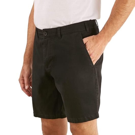 Sperry Men's Flat-Front Shorts (Black)