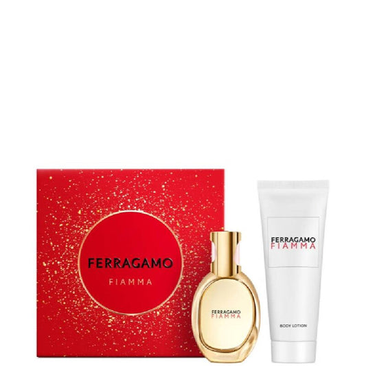 Salvatore Ferragamo Ladies Fiamma Gift Set (35 ml EDP + 100 ml Body Lotion)