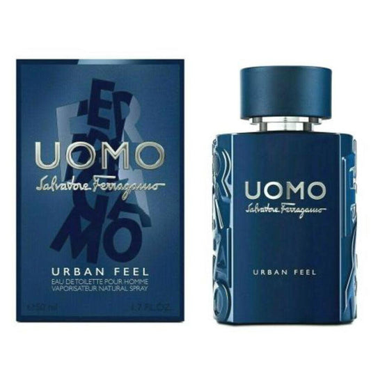 Salvatore Ferragamo Men's Uomo Urban Feel EDT Spray 1.7 oz / 50 ml