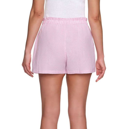 LOFT Women's 2-Pack Sleep Short Set in Blue Print/Green Stripe