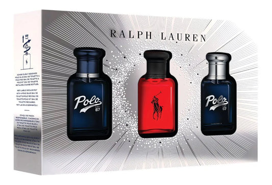 Ralph Lauren World of Polo 3-Piece Gift Set (40 ml EDT each)