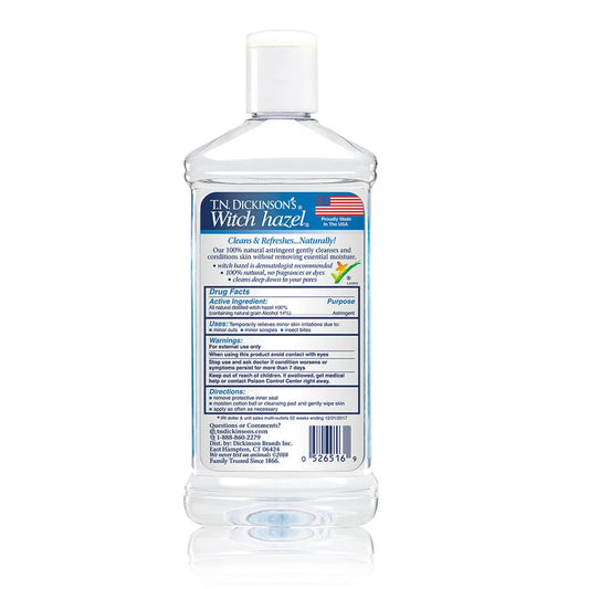 (3 pack) T.N. Dickinson's Witch Hazel Astringent (16 fl oz each)