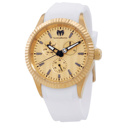 TechnoMarine Sea Dream Gold-tone Dial Men's Watch (Item No. TM-724002)