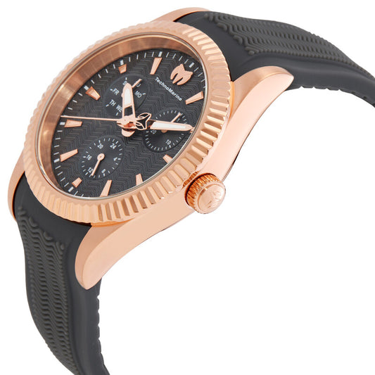 TechnoMarine Sea GMT / Sea Dream Quartz Charcoal Dial Ladies Watch (Item No. TM-719035)