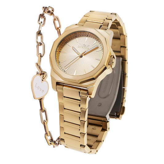 Invicta Speedway Lady 34mm (Two-Tone Gold/Steel with Gold Dial)